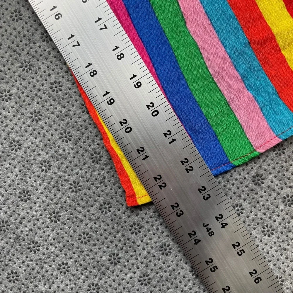 NEW Show Me Your Mumu Rainbow Stripe‎ Wide Leg Rayon Pants Elastic Waist XS NWT